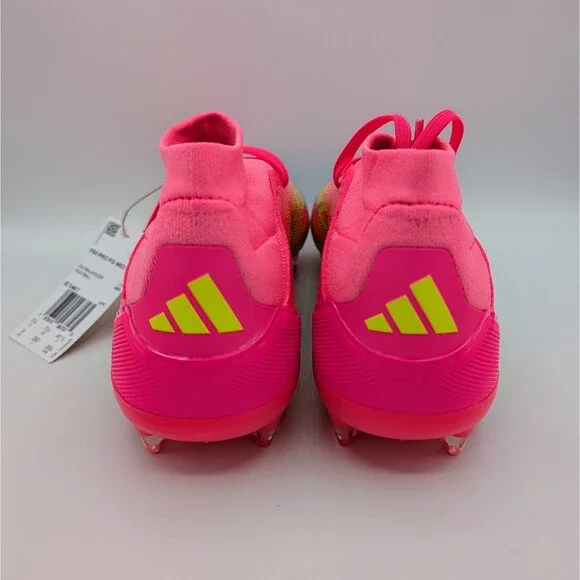 Adidas F50 Pro Mid FG Soccer Cleats Pink/Yellow IE1461 Women's Size 9/Men's 7.5